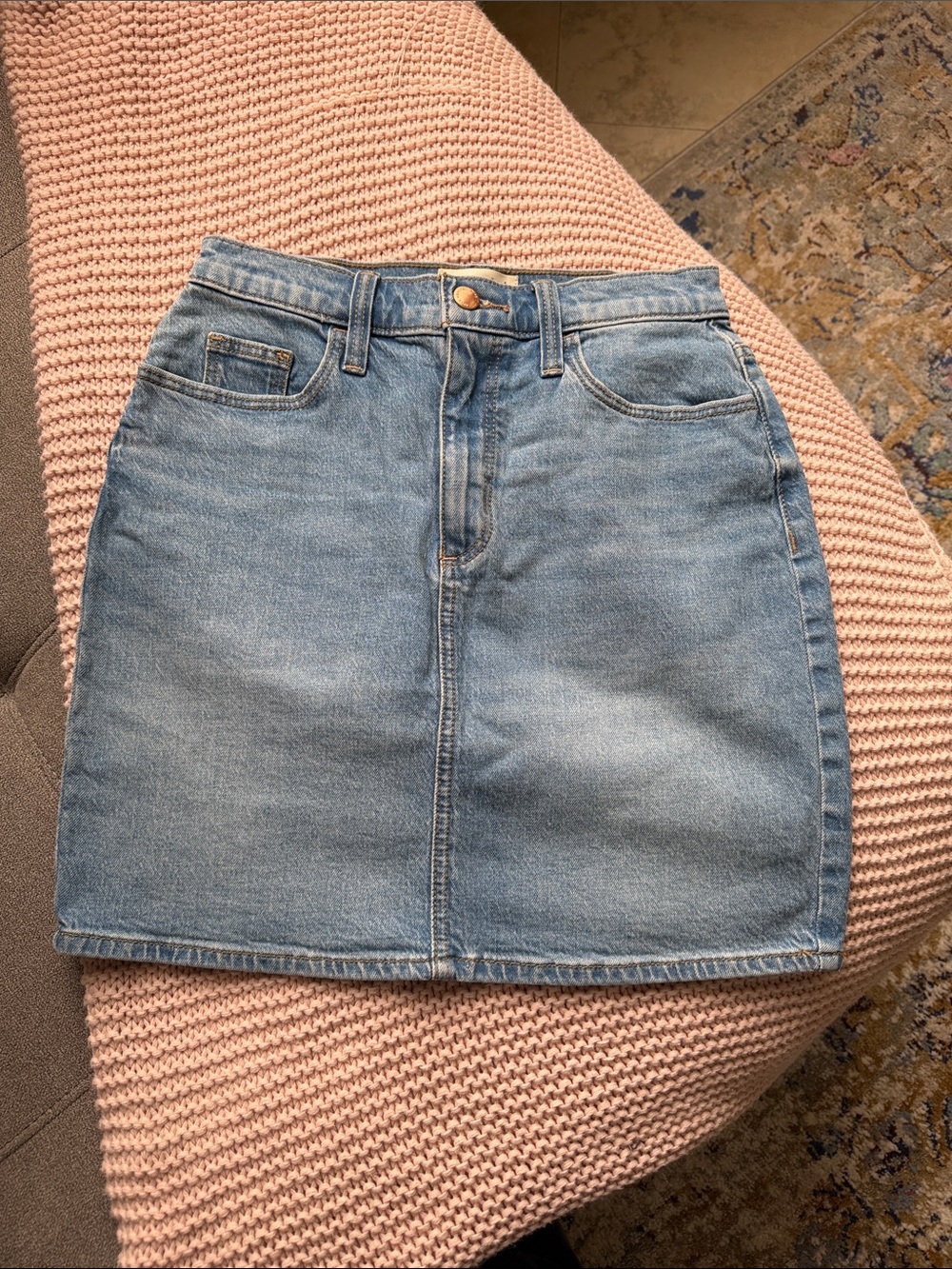 Universal Thread Light Blue Denim Mini Skirt